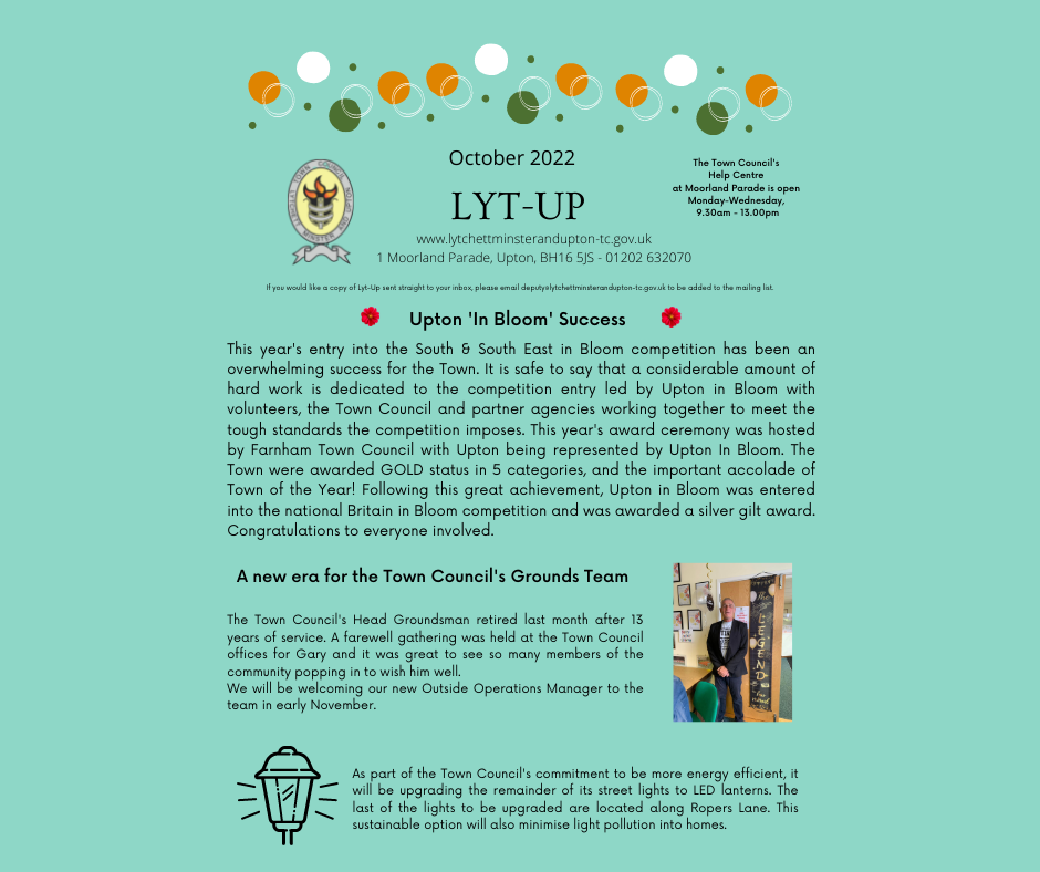 Lyt-Up Newsletter October 2022