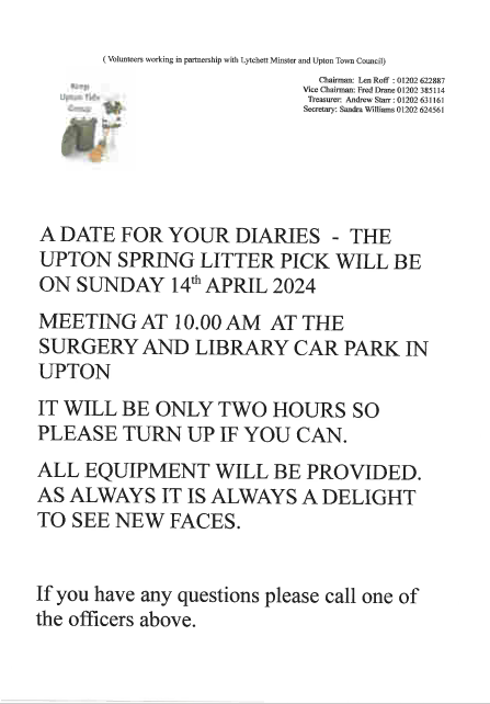 Keep Upton Tidy