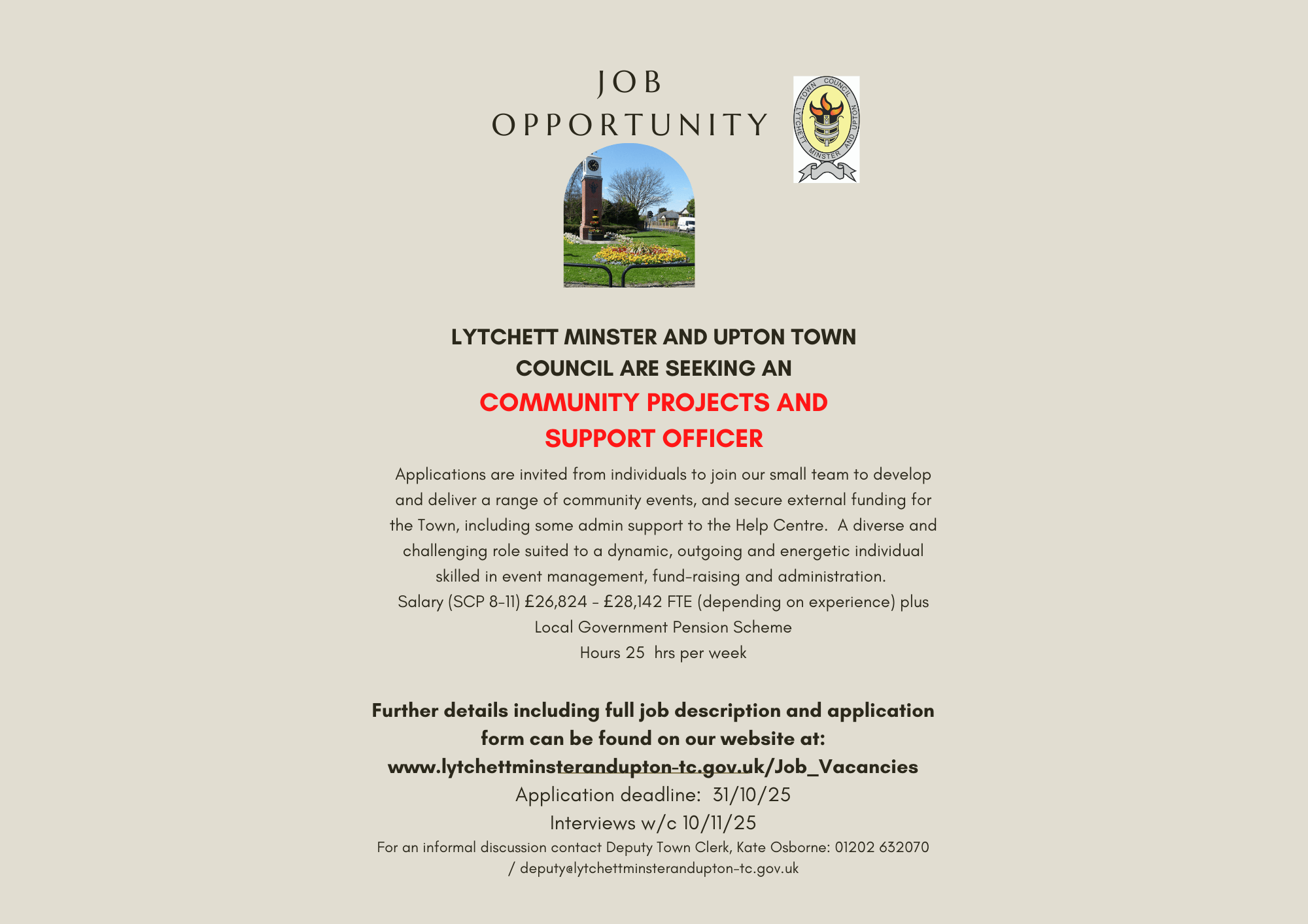 Community Projects and Support Officer