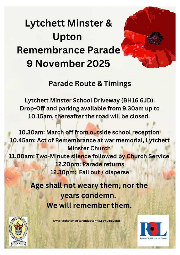 Remembrance Sunday Parade & Service 2025