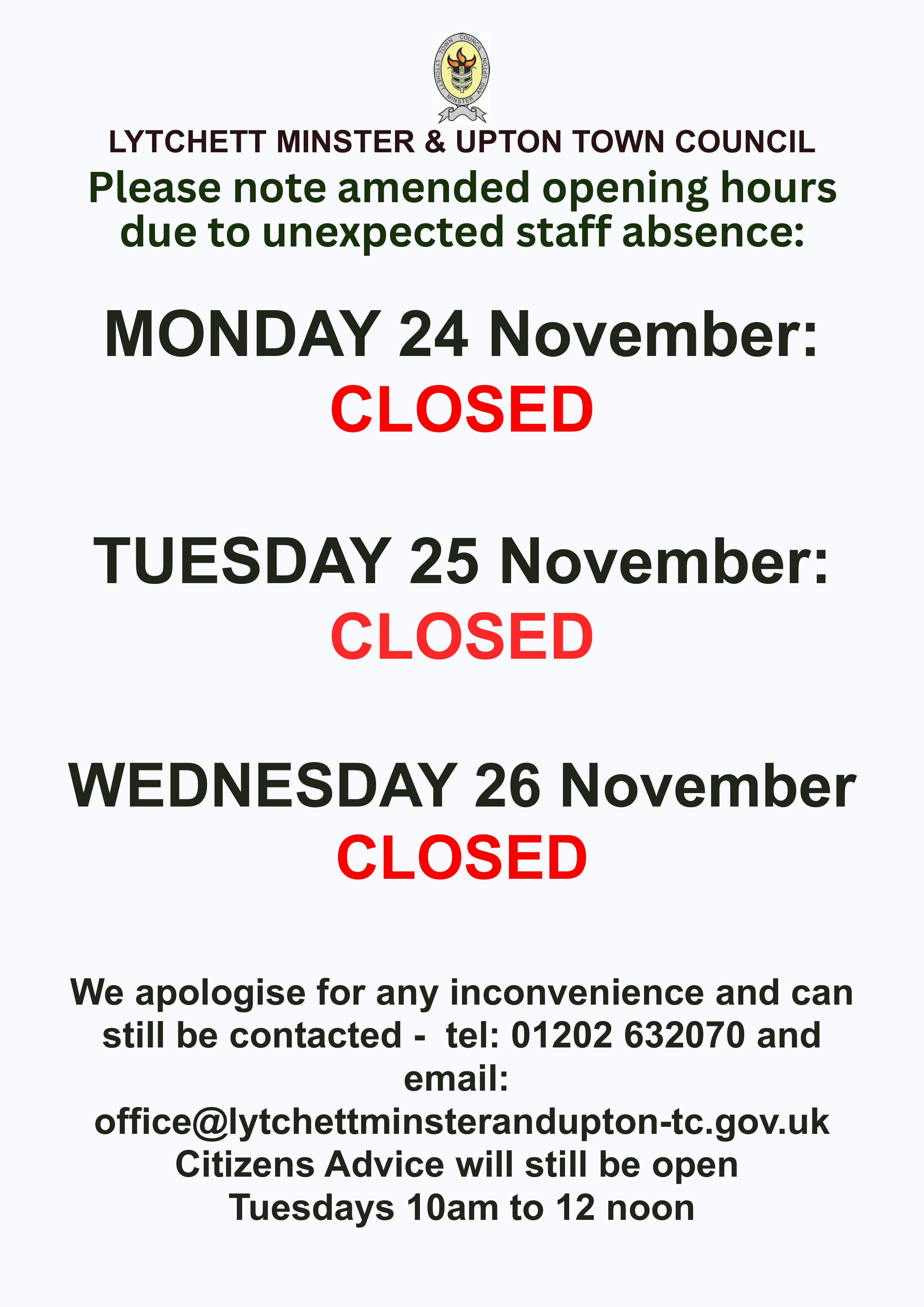 Help Centre CLOSED temporarily