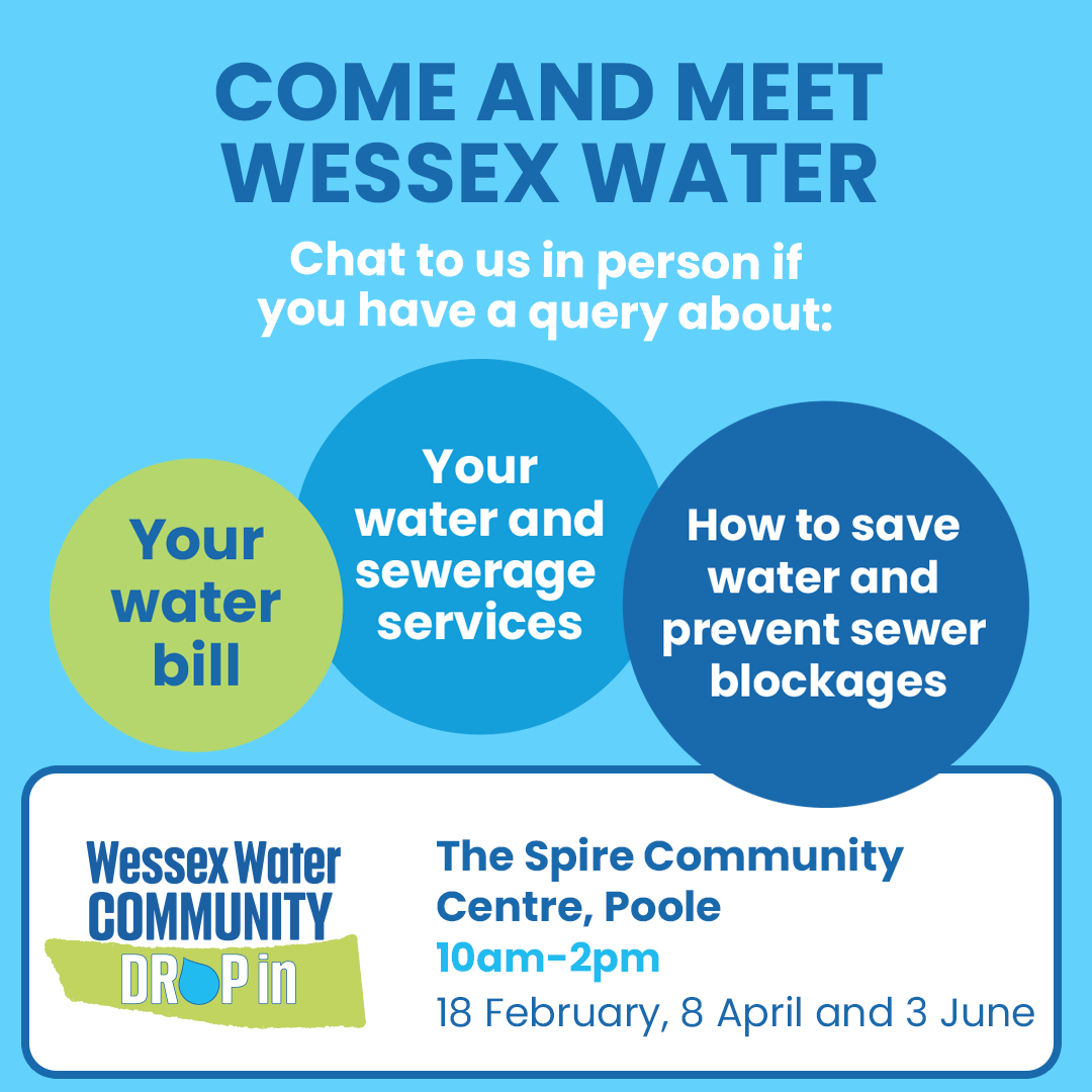 Wessex Water events    18 February 8 April & 3 June 