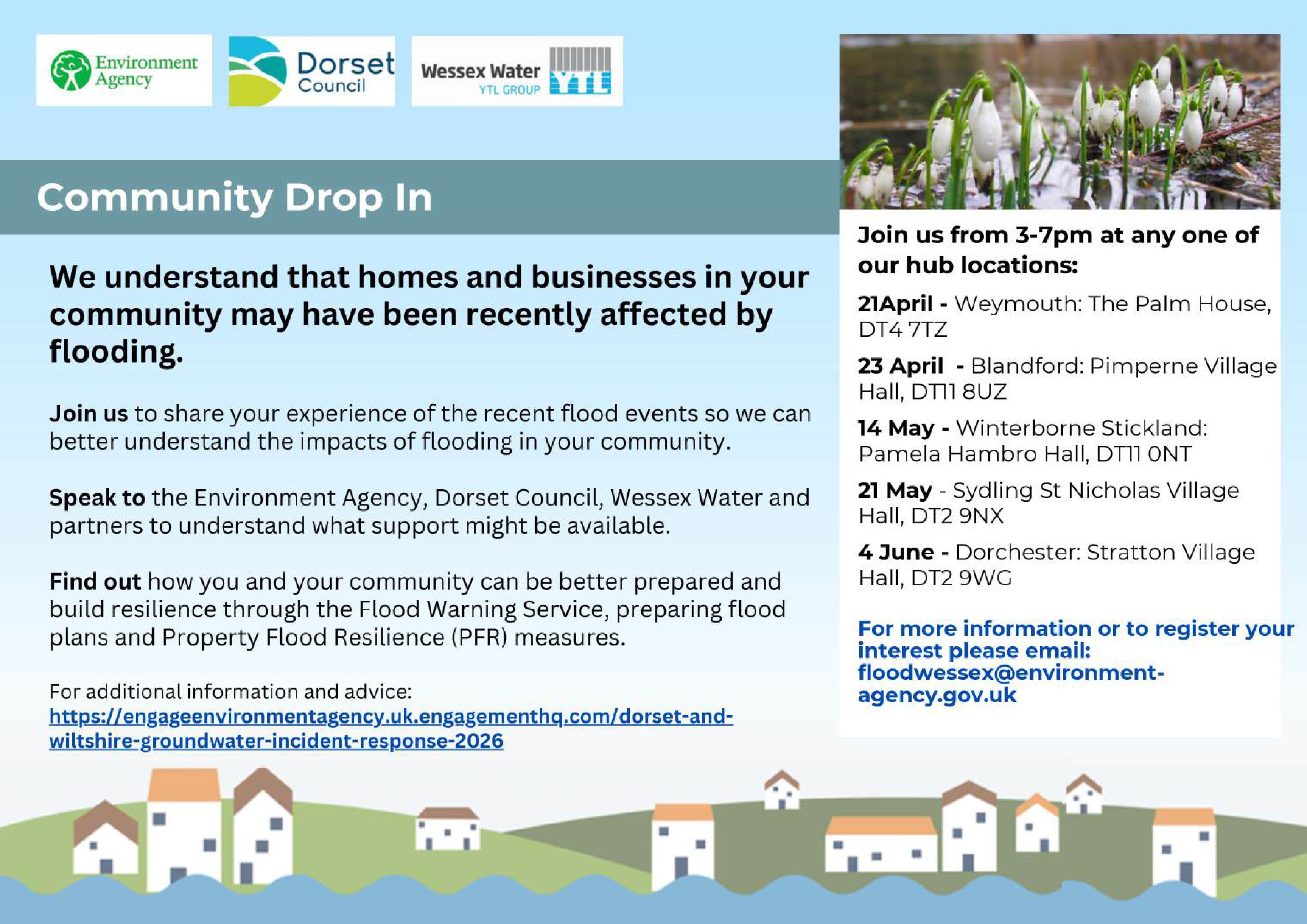 Community Drop in - flooding